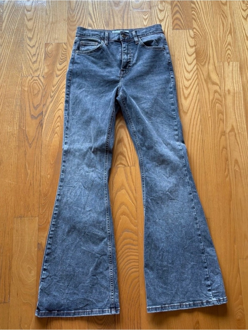 Topshop Jamie Flare High Waisted Jeans